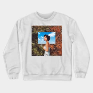 Sky Eyes - Surreal/Collage Art Crewneck Sweatshirt